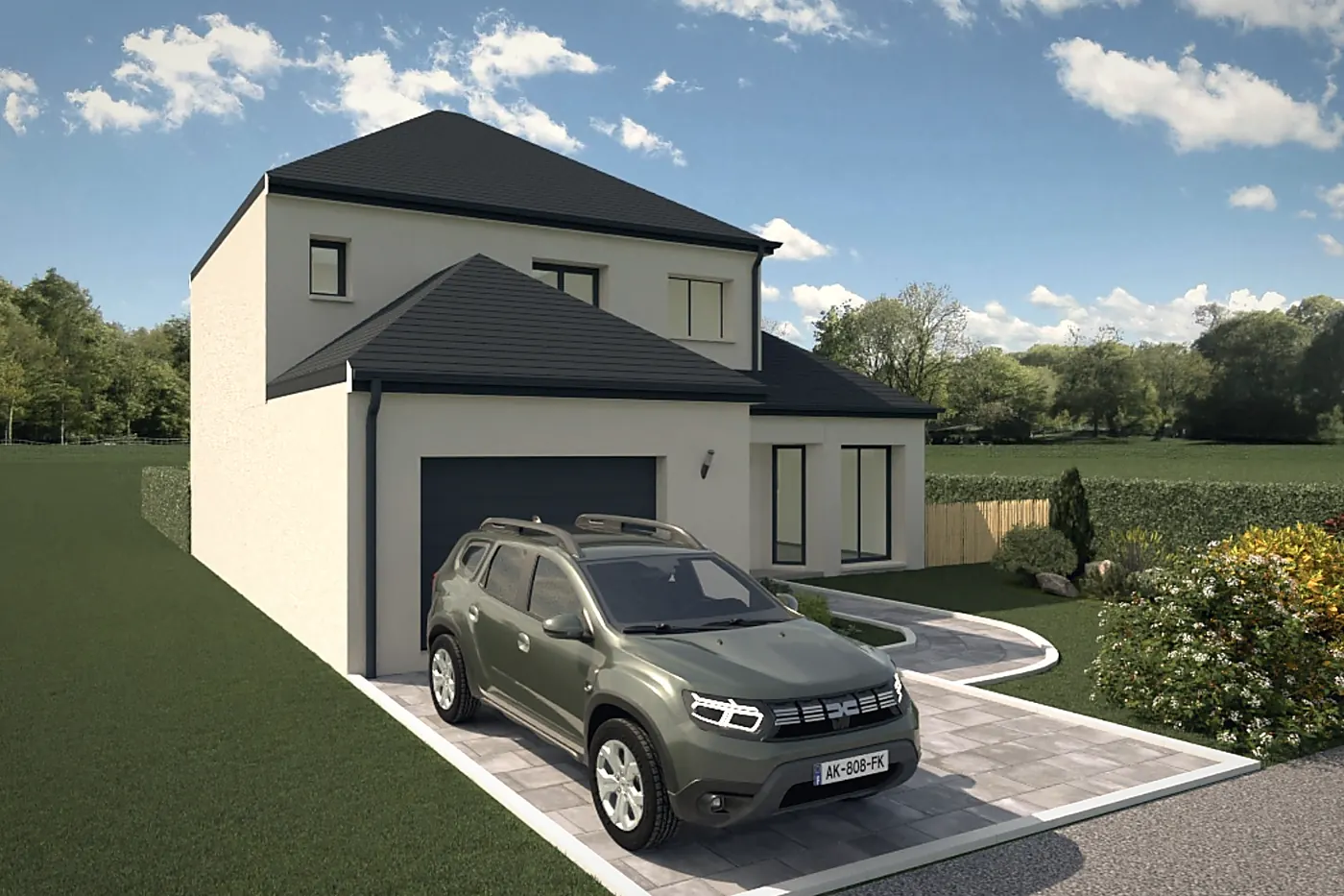 Sinaï — rendu 1 sur 3, maison à étage de 125 m²