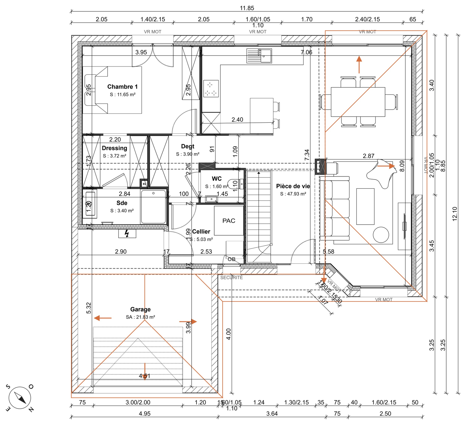 Plan du modèle Sinaï