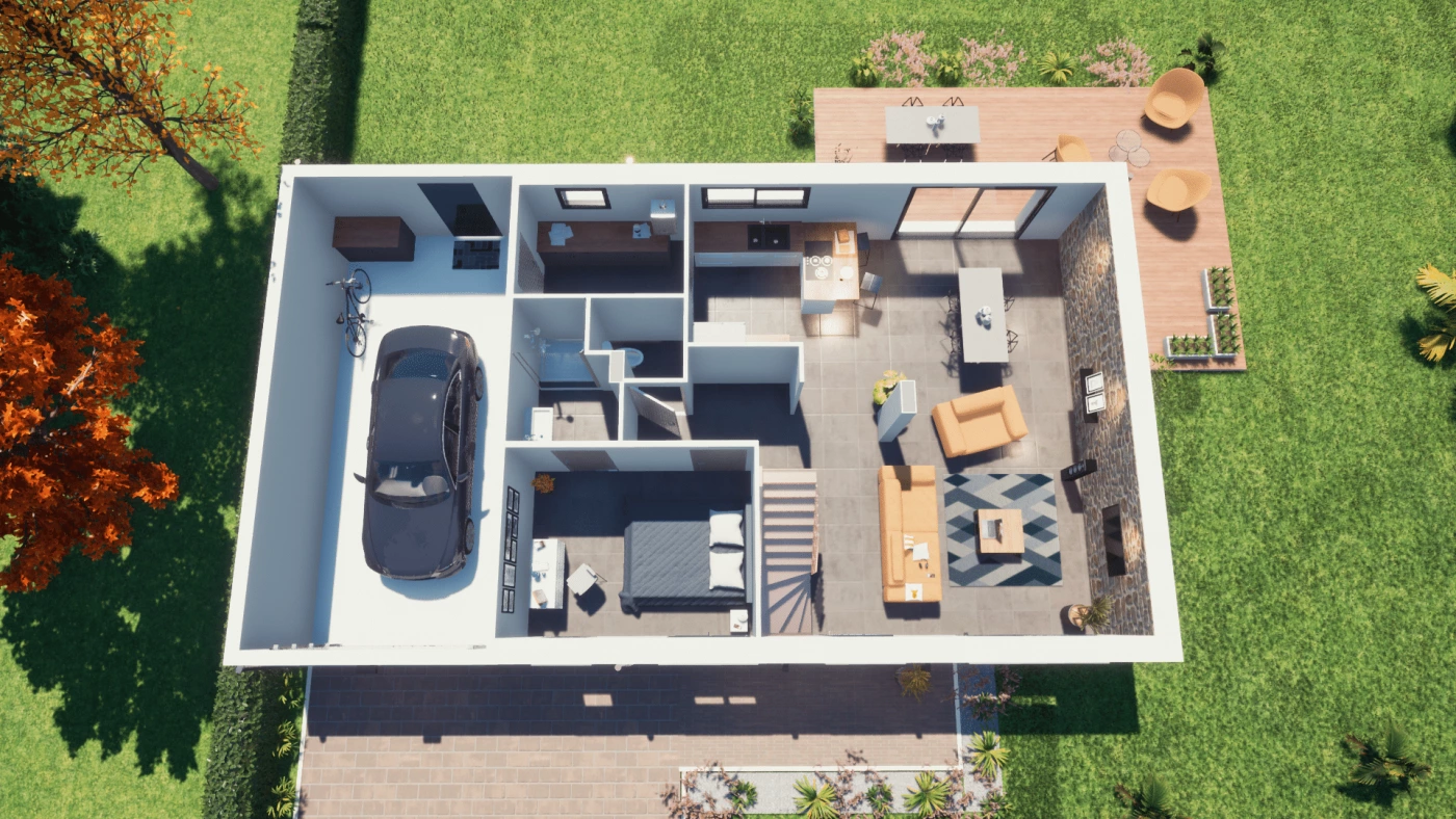 Plan du modèle Denali Premium