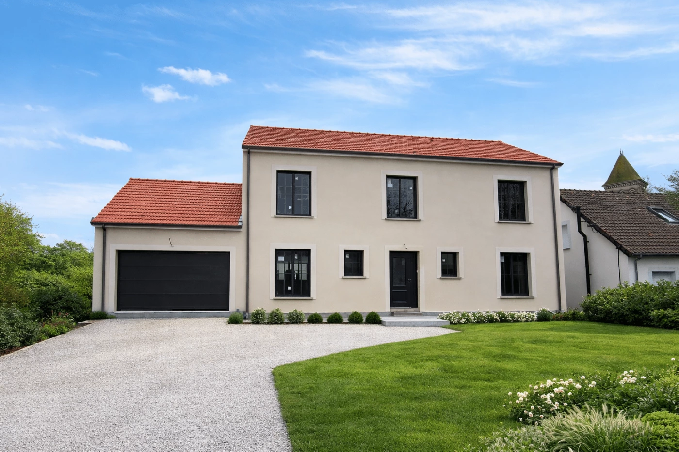 Maison contemporaine R+1 – Conception sur mesure