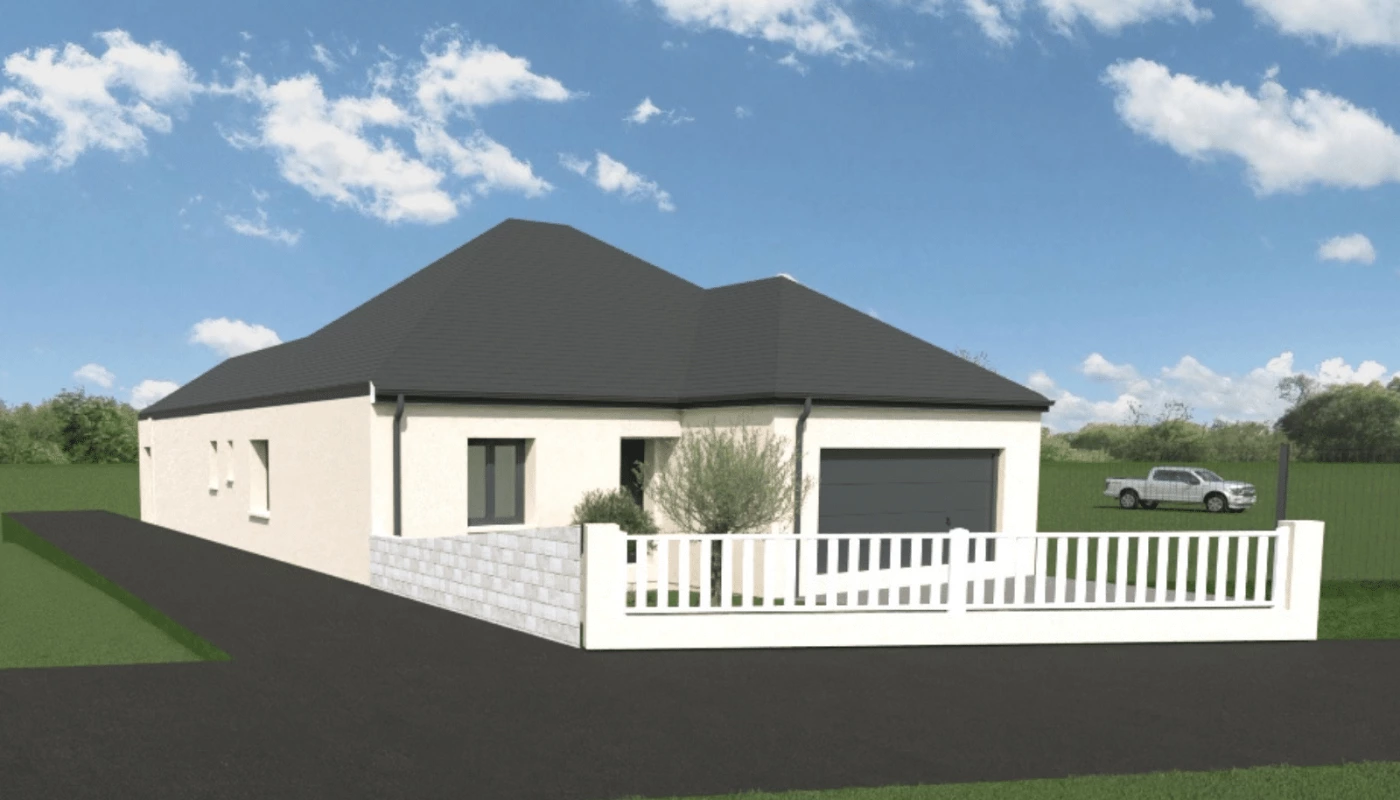 Construction à Trépail : découvrez ce projet de maison de plain-pied en L