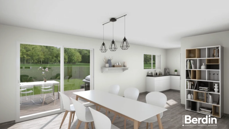 Meije — rendu 2 sur 3, maison à étage de 111 m²