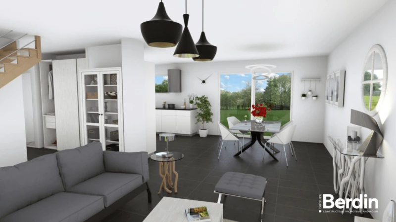 Denali — rendu 2 sur 4, maison à étage de 121 m²