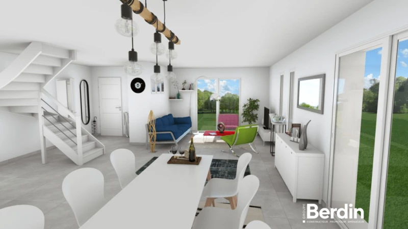 Fleuri — rendu 2 sur 9, maison à étage de 143 m²
