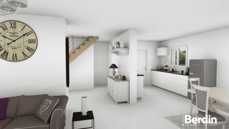 Silki — rendu 1 sur 4, maison à combles aménagés de 128 m²