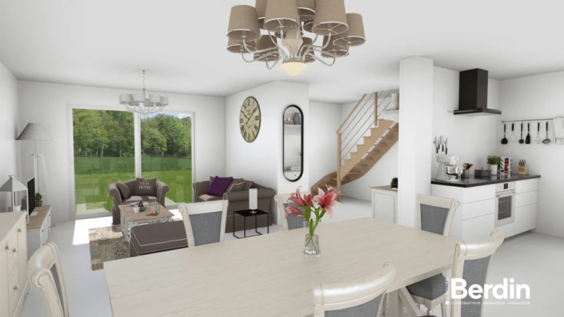 Silki — rendu 3 sur 4, maison à combles aménagés de 128 m²