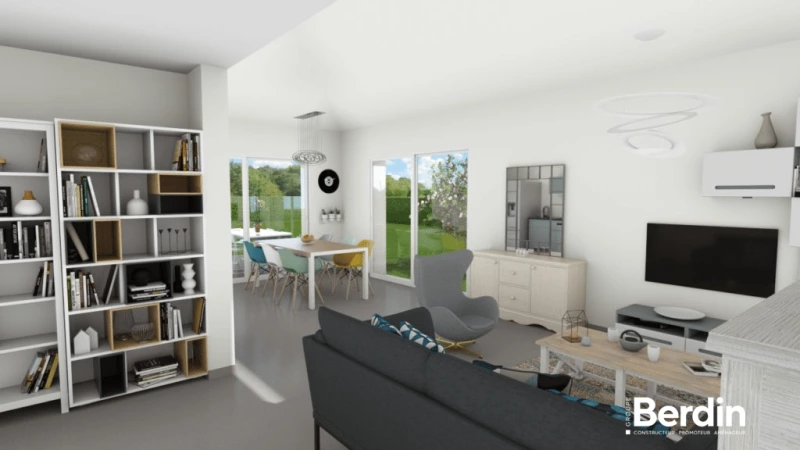 Tournette — rendu 3 sur 4, maison à étage de 114 m²