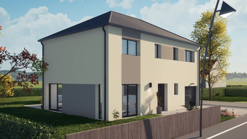 Mirantin — rendu 1 sur 6, maison à étage de 133 m²