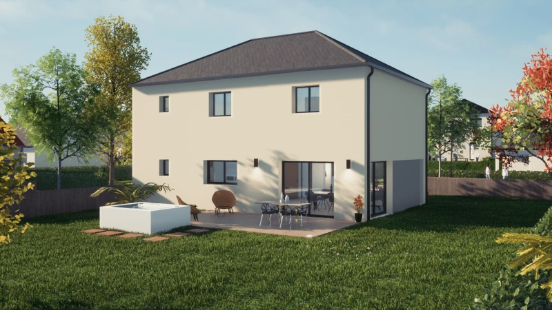 Mirantin — rendu 2 sur 6, maison à étage de 133 m²