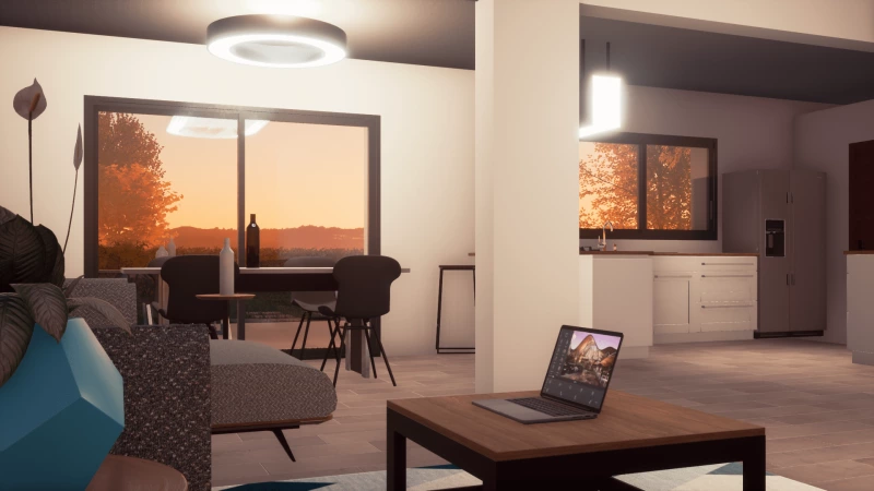 Mirantin — rendu 4 sur 6, maison à étage de 133 m²