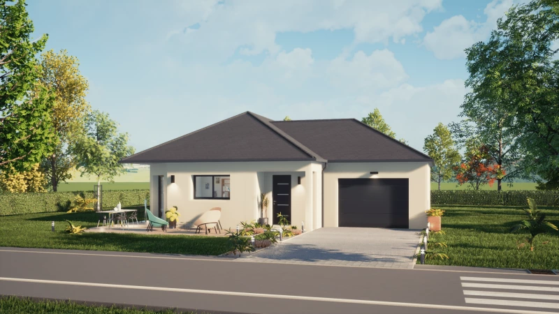 Lorentides — rendu 1 sur 7, maison de plain-pied de 115 m²