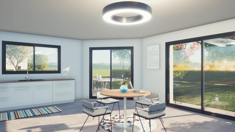Lorentides — rendu 7 sur 7, maison de plain-pied de 115 m²