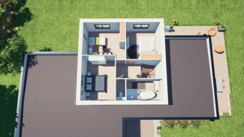 Atlas — rendu 2 sur 5, maison à étage de 195 m²
