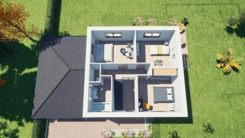 Denali Premium — rendu 4 sur 6, maison à étage de 123 m²