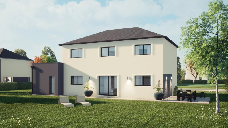 Mangart — rendu 1 sur 3, maison à étage de 152 m²