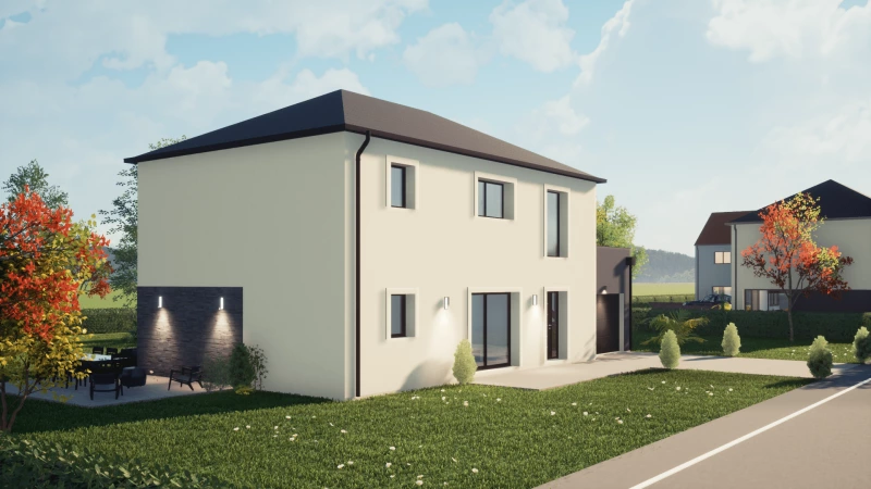 Mangart — rendu 2 sur 3, maison à étage de 152 m²