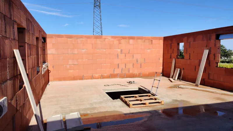 Avancement des travaux d’un projet en cours, photo 2 sur 9