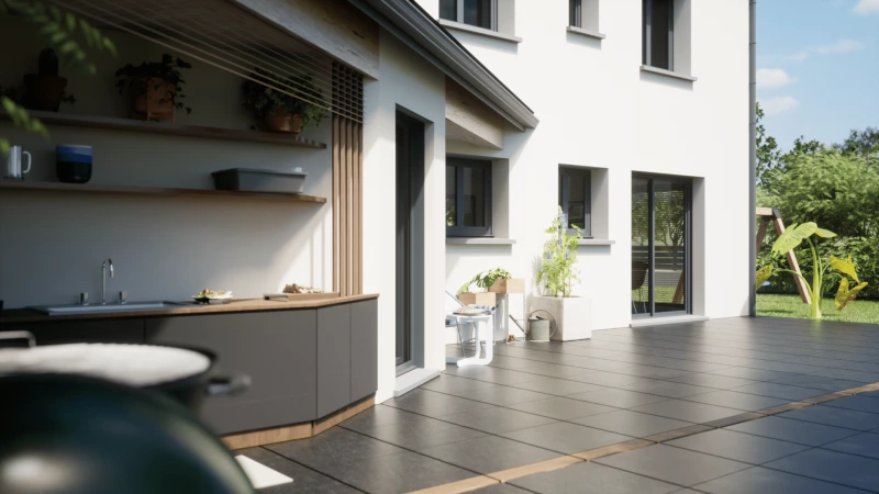 Outray — rendu 2 sur 5, maison à étage de 76 m²