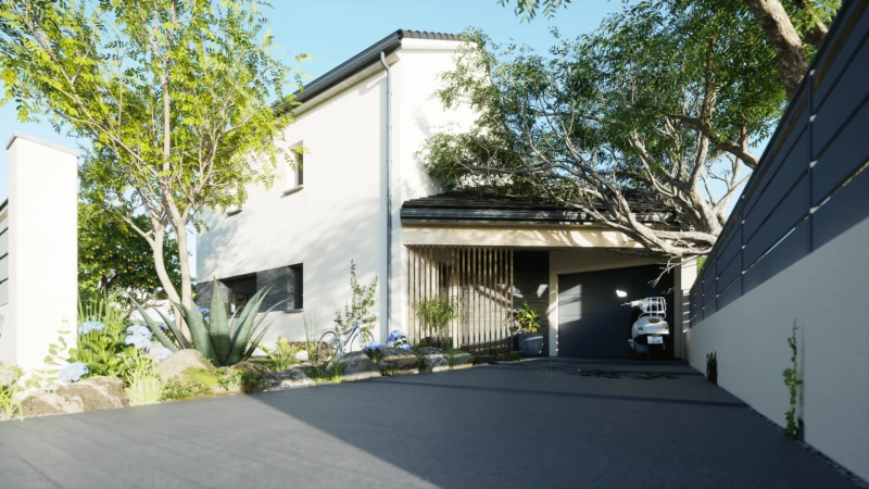Outray — rendu 4 sur 5, maison à étage de 76 m²