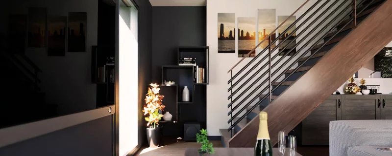Gitaz — rendu 2 sur 3, maison à combles aménagés de 100 m²