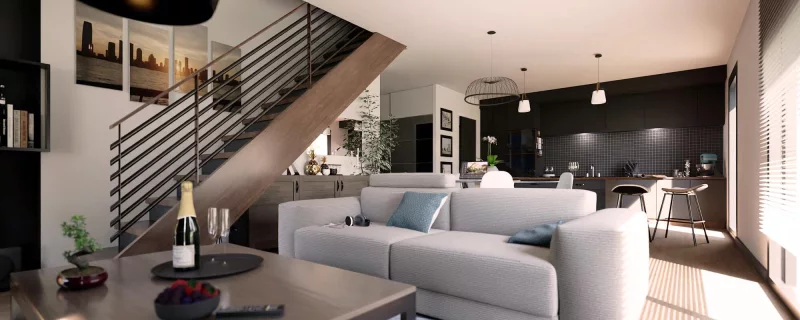 Gitaz — rendu 3 sur 3, maison à combles aménagés de 100 m²