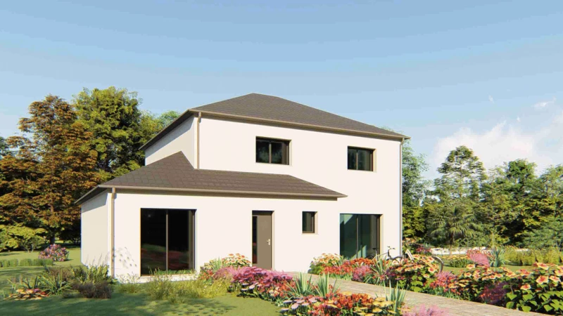 Comborsier — rendu 2 sur 2, maison à étage de 160 m²