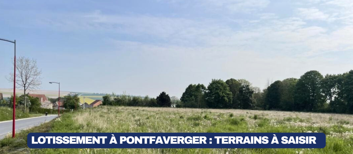 Terrain à bâtir à Pontfaverger