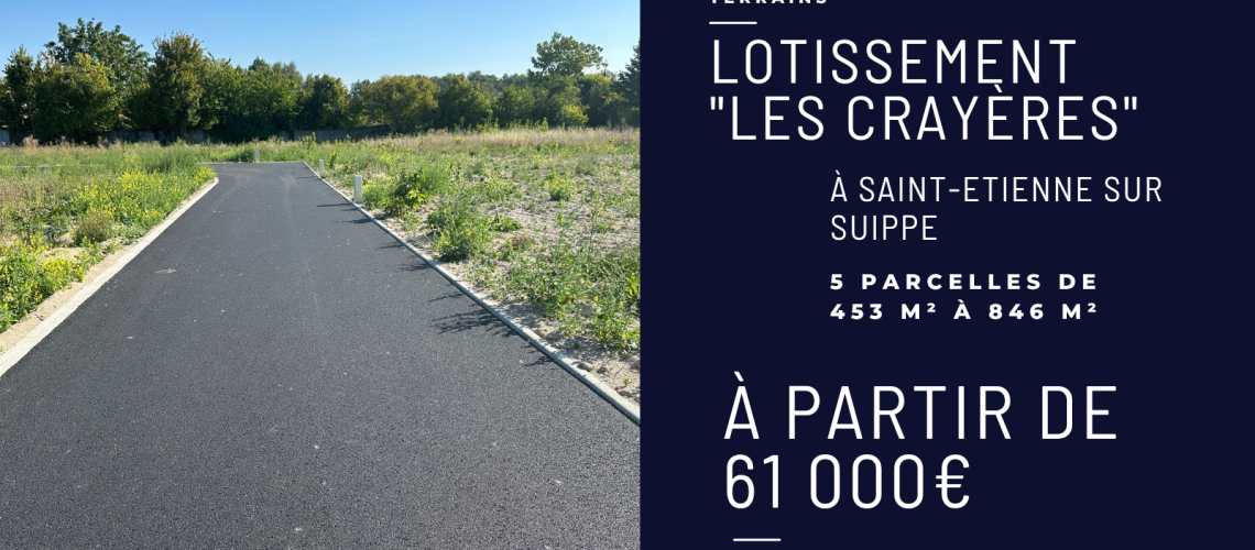 Terrain à vendre près de reims